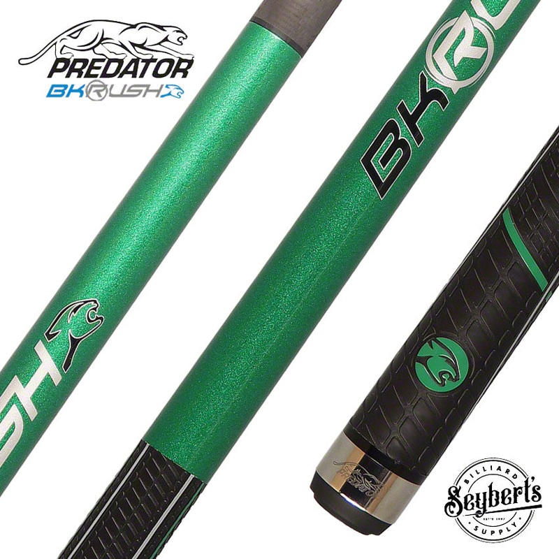 Predator BK Rush Nova Green Break Cue – With Sport Wrap – BKRUSHGRNSW