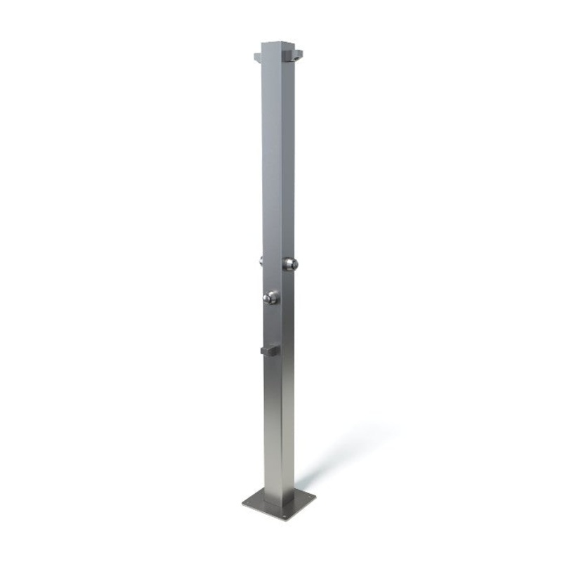 Rainware Outdoor Shower – Beach Duet 5025 – Double Shower & Footwash – Time Flow