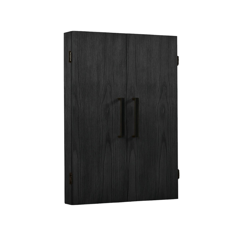 American Heritage Alta Dartboard Cabinet – Black Ash