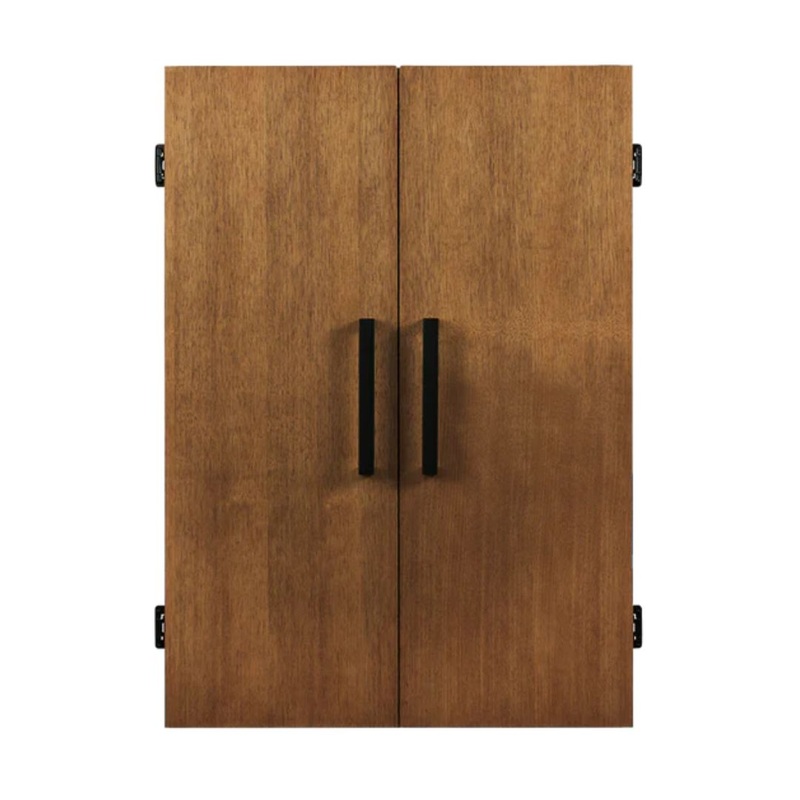 American Heritage Alta Dartboard Cabinet – Brushed Walnut