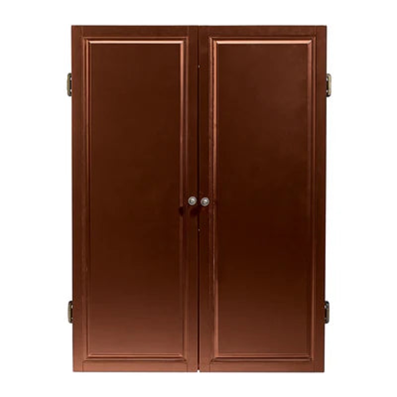 American Heritage Strafford Dartboard Cabinet – Old World Mahogany