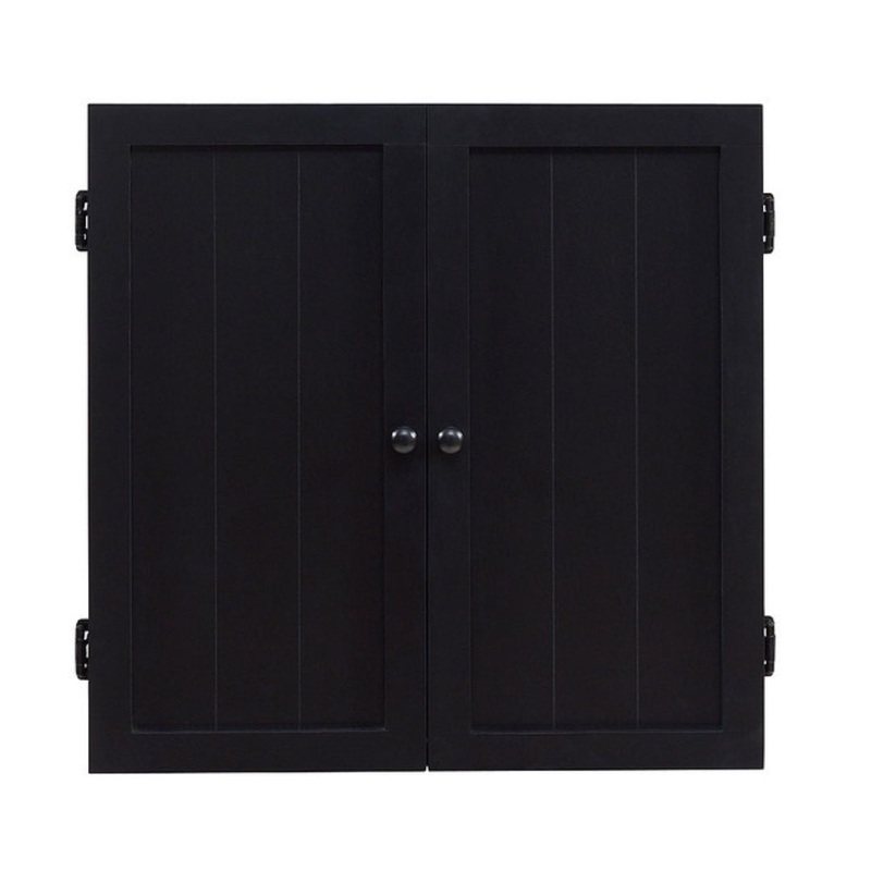 American Heritage Vienna Dartboard Cabinet – Black
