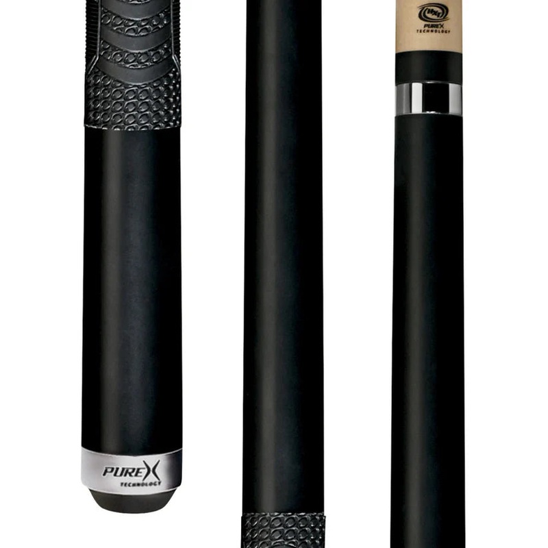 Pure X HXTC13 Matte Black Pool Cue w/ MZ Grip