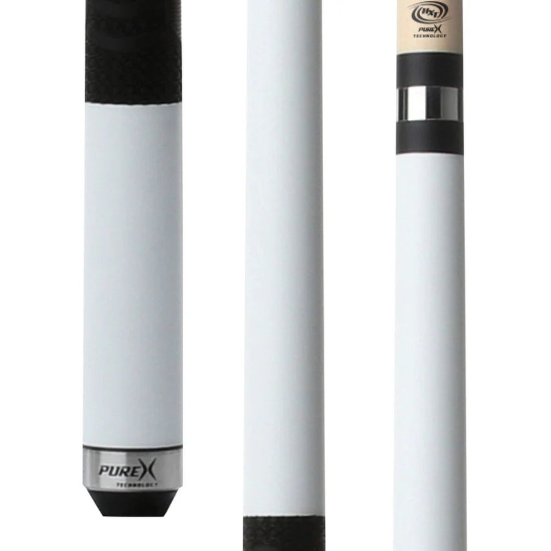 Pure X HXTC21 Matte White Pool Cue w/ MZ Grip