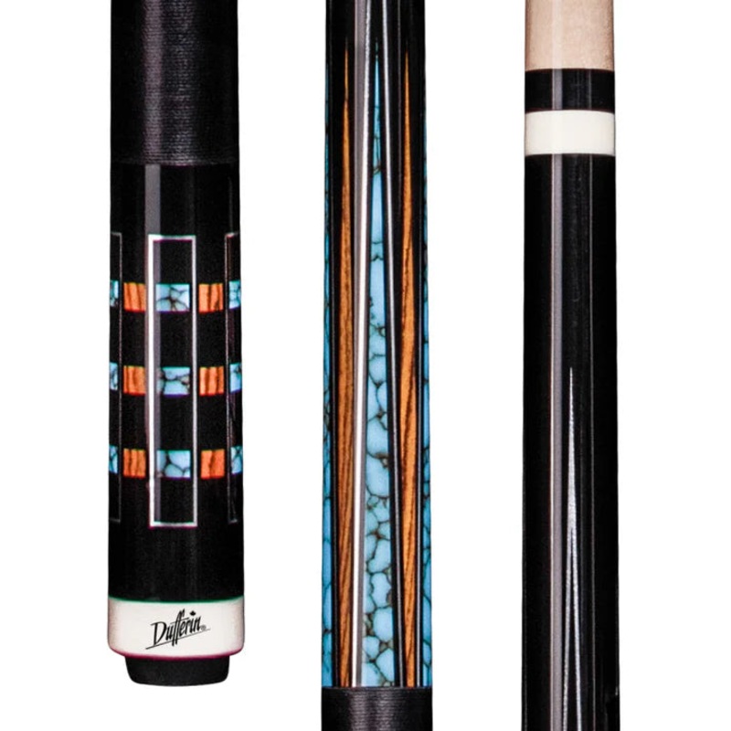 Dufferin D-SE42 Black & Blue Recon Pool Cue