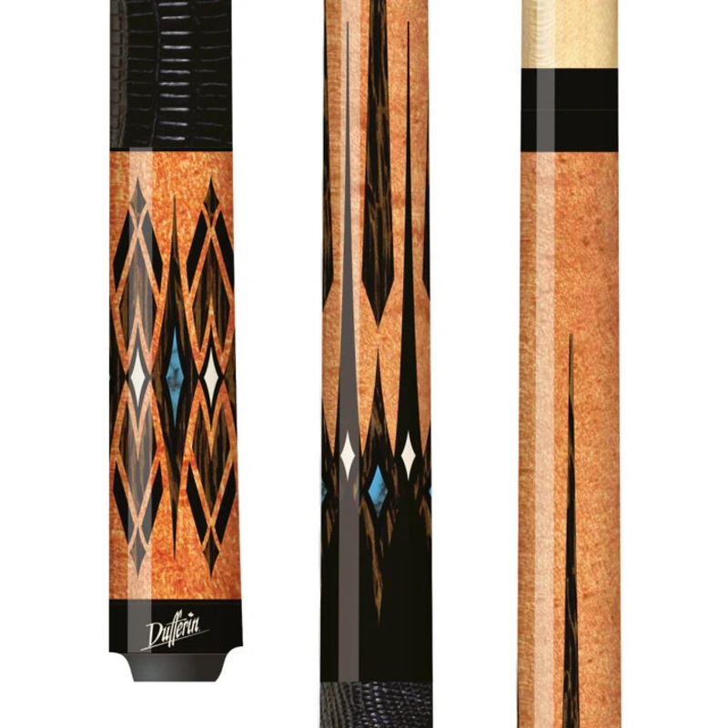Dufferin D-SE43 Black & Antique Curly Pool Cue