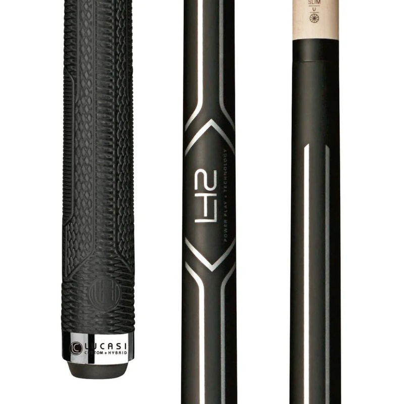 Lucasi LHC14 Hybrid Matte Black Pool Cue – Stylish & Precise by Cue & Case