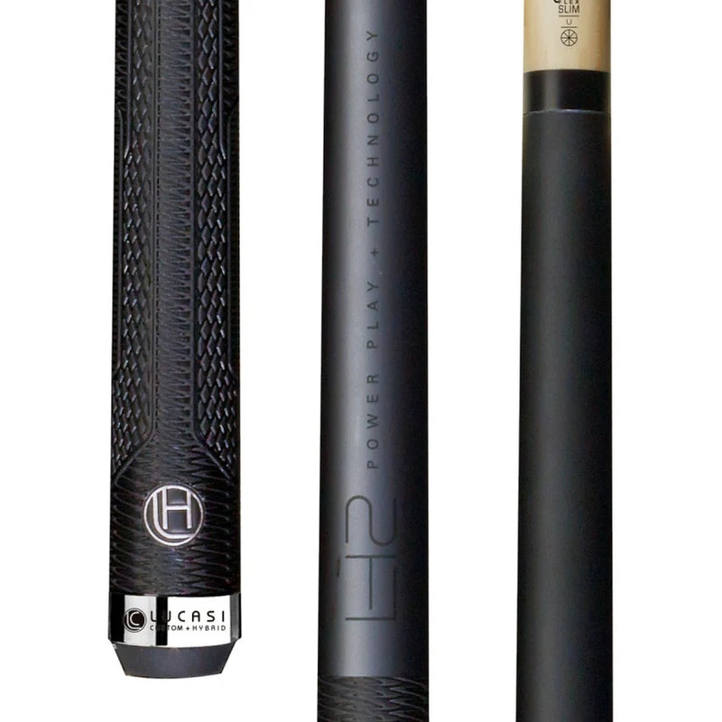 Lucasi LHC17 Hybrid Matte Titanium Pool Cue by Cue & Case
