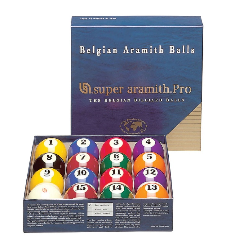 Super Aramith Pro Pool Cue Ball Set by Cue & Case