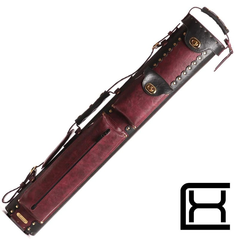 Instroke 2X4 Vinyl Cowboy Case – Black/Burgundy