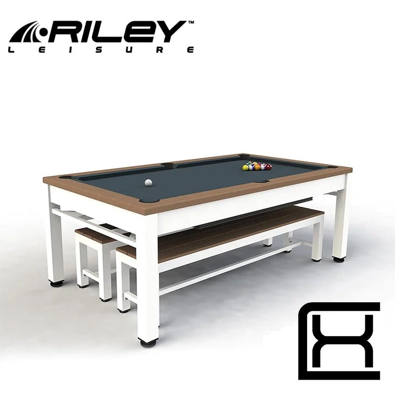 Riley Neptune Outdoor Diner – White & Tan