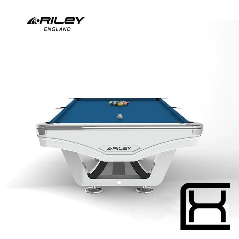 Riley Pool Table – Ray Tournament (White)