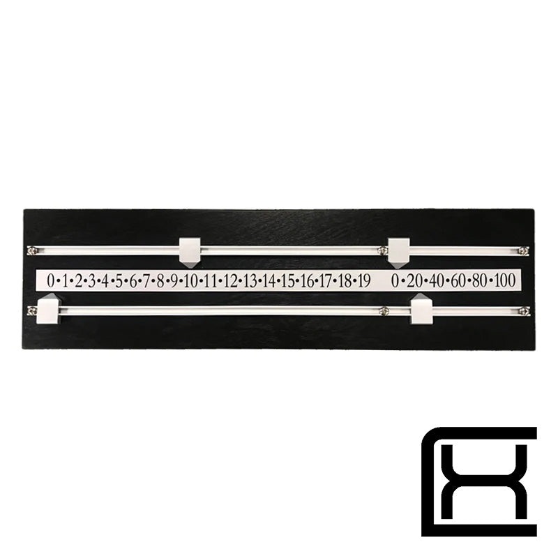 Scoreboard Black Chrome Black Stain