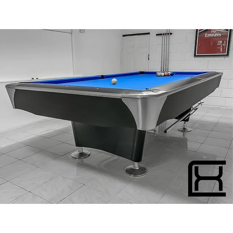 Tournament Club Black Pool Table