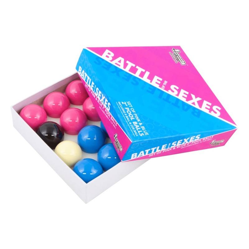 Battle Of The Sexes Casino Pool Ball Set
