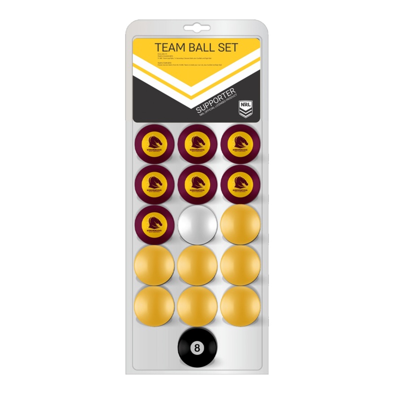 NRL Teams Pool Ball Set
