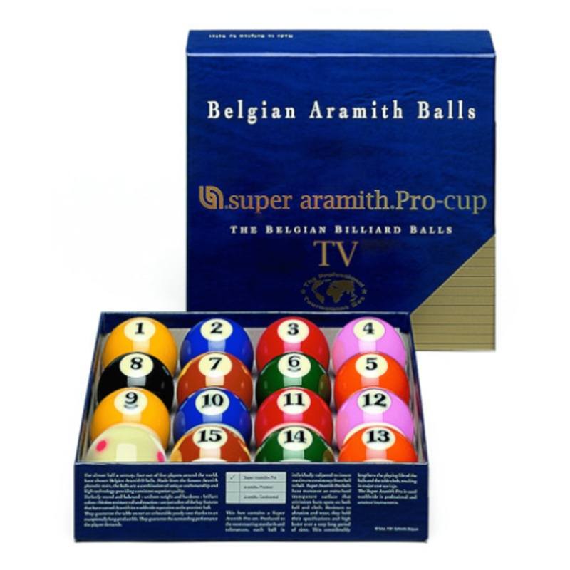 Pro Cup TV Kelly Pool Ball Set