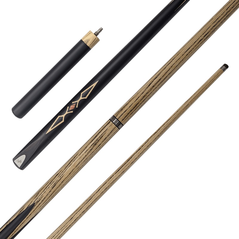 York – 2-Piece Ash Cue with 9″ Extension