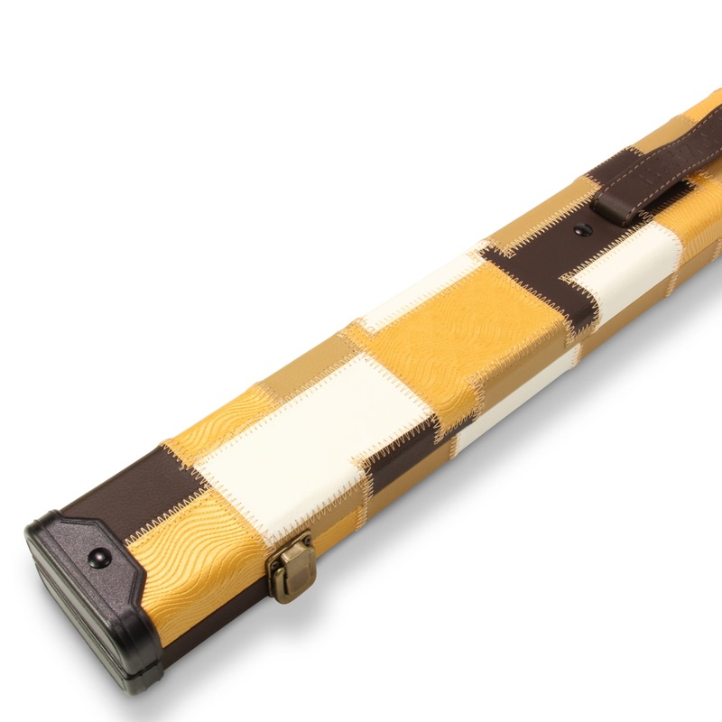 Baize Master Deluxe PATCH 2 Piece Snooker Pool Cue Case with Plastic Ends