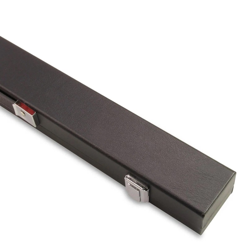 BLACK 42 Inch Hard Junior Kids Snooker Pool Cue Case  with Batten Interior