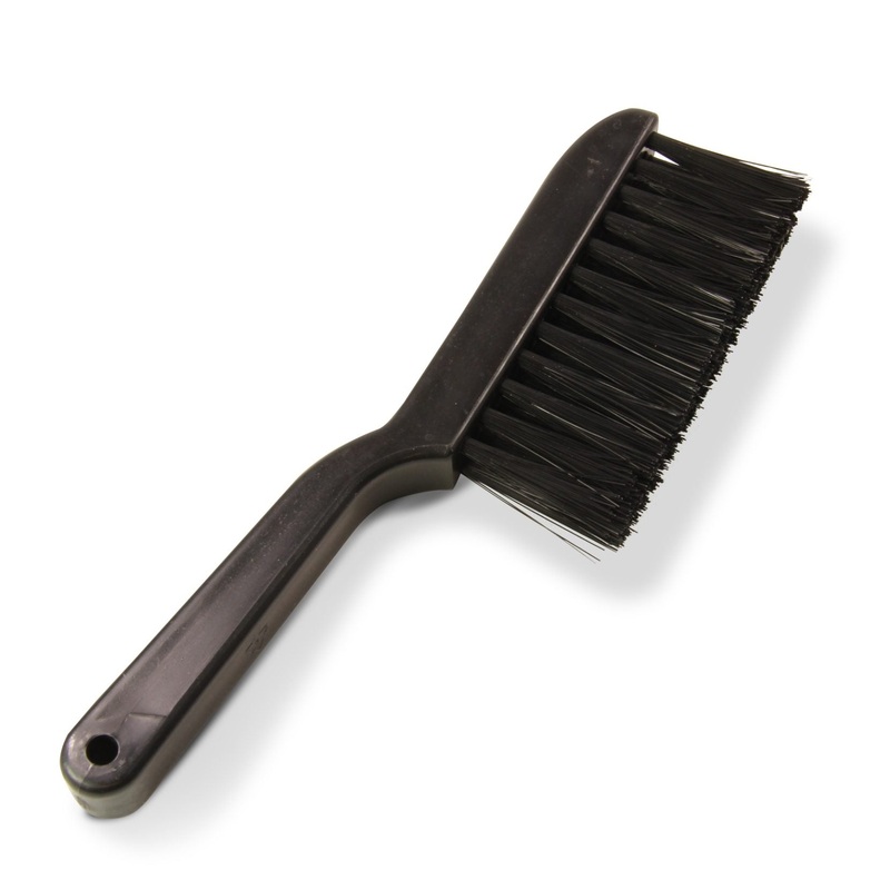 BLACK 7″ Nylon Bristle Snooker Table RAIL BRUSH with plastic knife shaped handle