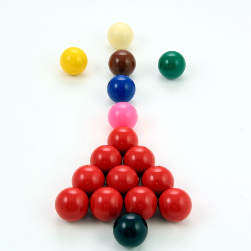 Funky Chalk 1 1/2 inch 38mm ECONOMY Kids Snooker Balls – 17 Ball Set with 10 Reds