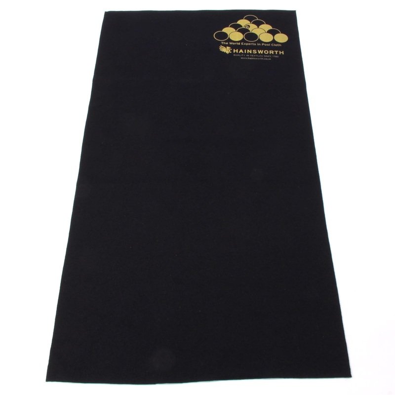 Hainsworth Pool Table Racking Cloth – BLACK OLD EPA SET UP