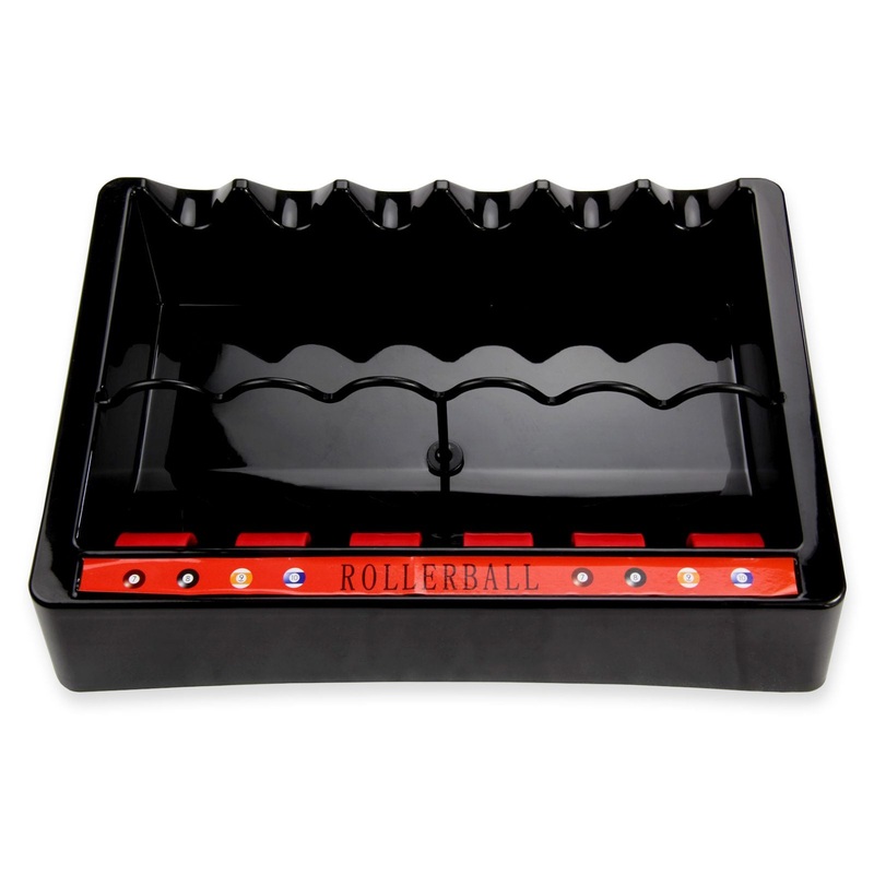 Modern Roller Ball Wall Mounted Rack – For 6 Cues