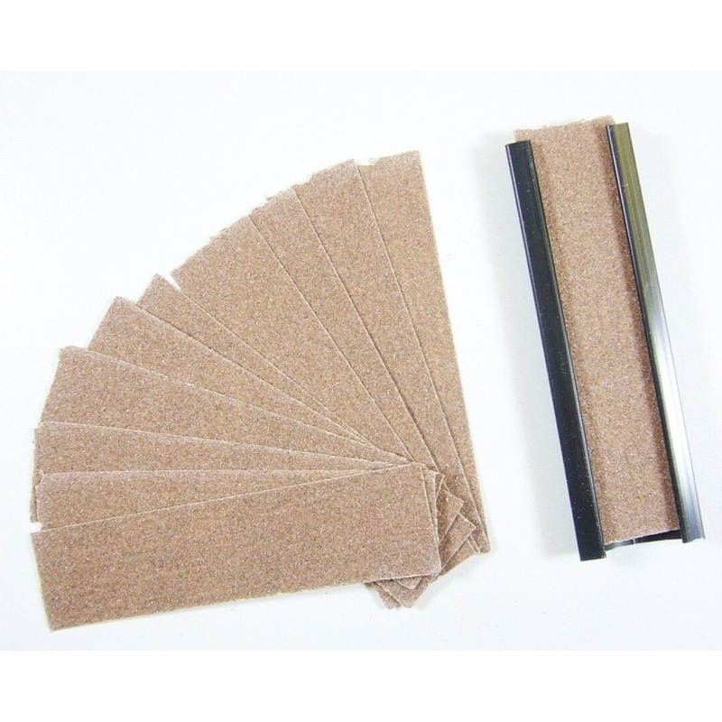 Peradon 4 Inch Cue Tip Shaper & 10 Sandpaper Shaping Pads