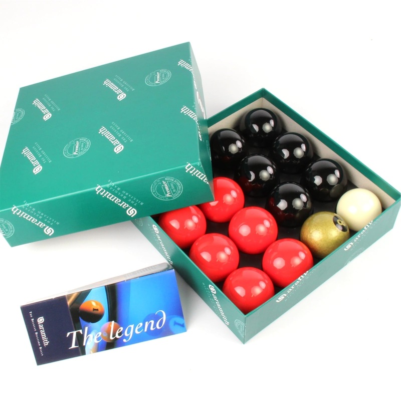 Aramith Premier GOLD 8 BALL Edition RED and BLACK Pool Balls