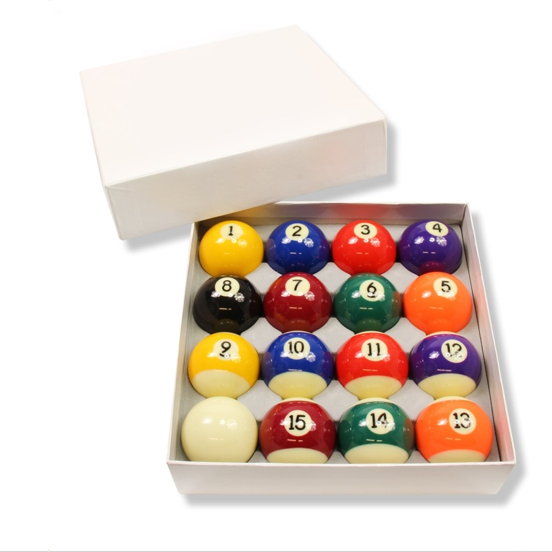 Funky Chalk Junior ECONOMY Spots and Stripes Numbered Kids Pool Balls – 1 5/8″ (41mm)