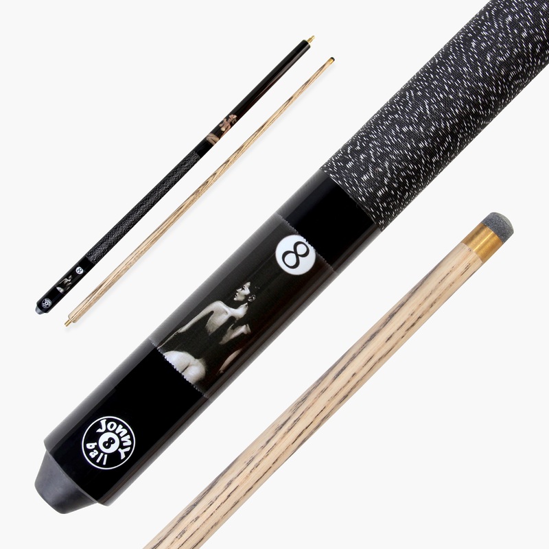 Jonny 8 Ball 57″ Risque 8 BALL LADY 2pc Ash Snooker Pool Cue 9mm Tip 17oz – 20oz