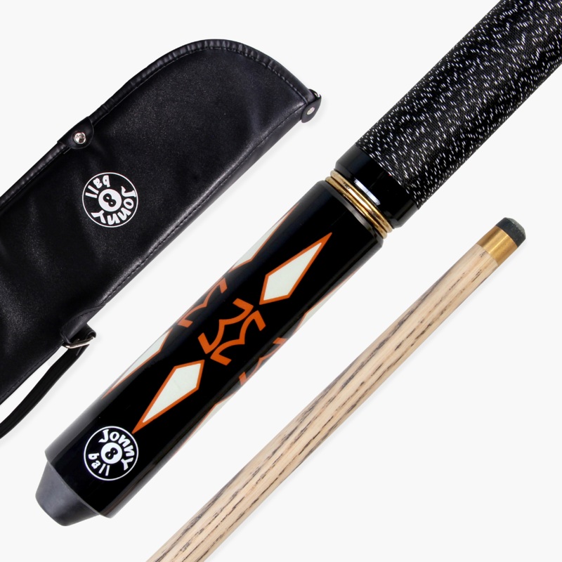 Jonny 8 Ball ‘INCA’ 9mm Tip Adjustable 4 Piece Ash Pool Cue & Soft Case