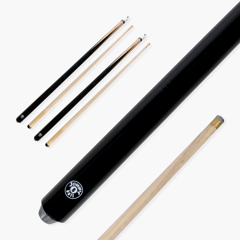 Jonny 8 Ball Pub Style 2 Piece Snooker Pool Cue Set 9.5mm Tip – Two 48 Inch Cues
