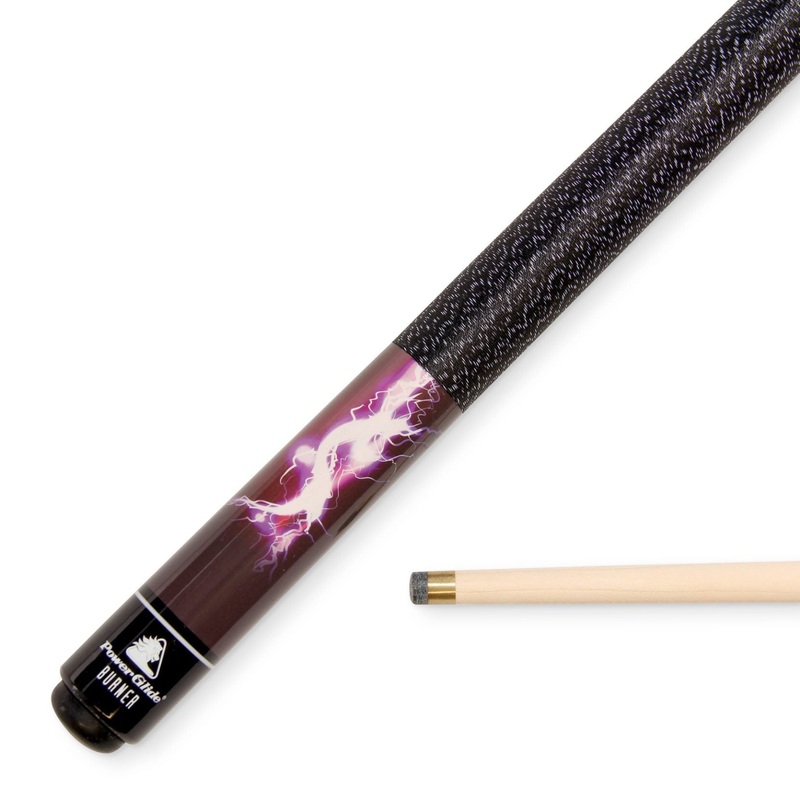 PowerGlide BURNER 57 Inch 2 Piece Centre Joint Pool Cue – 10mm Tip
