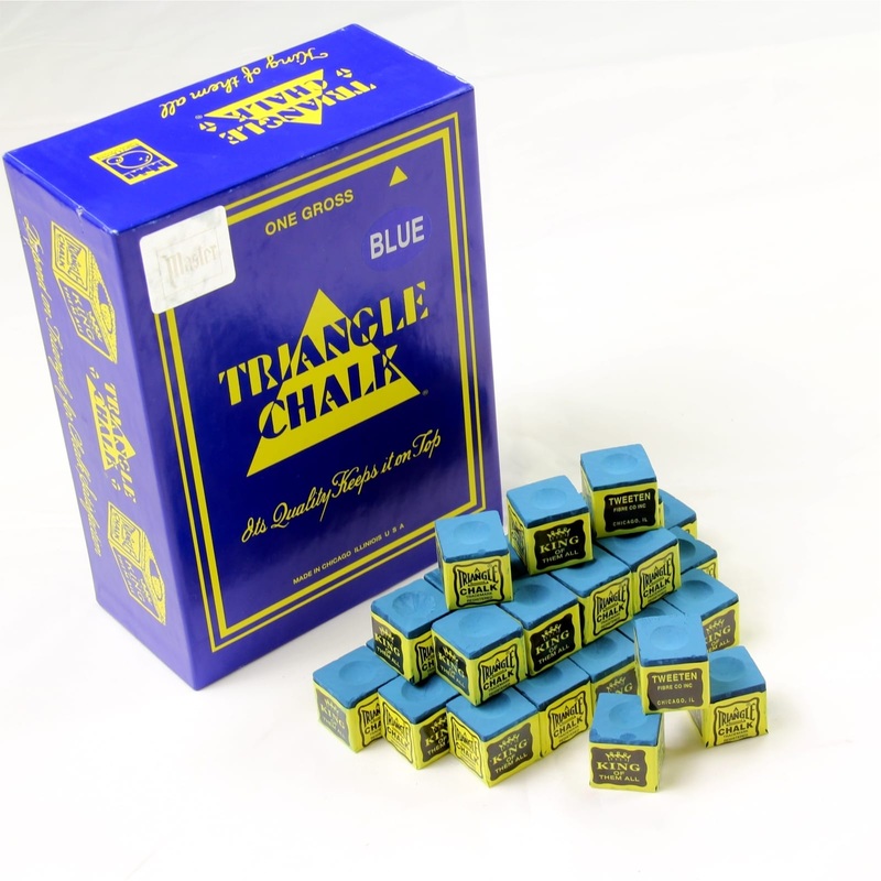 24 Pieces BLUE Triangle Snooker or Pool Chalk – Worlds Most Popular Chalk!