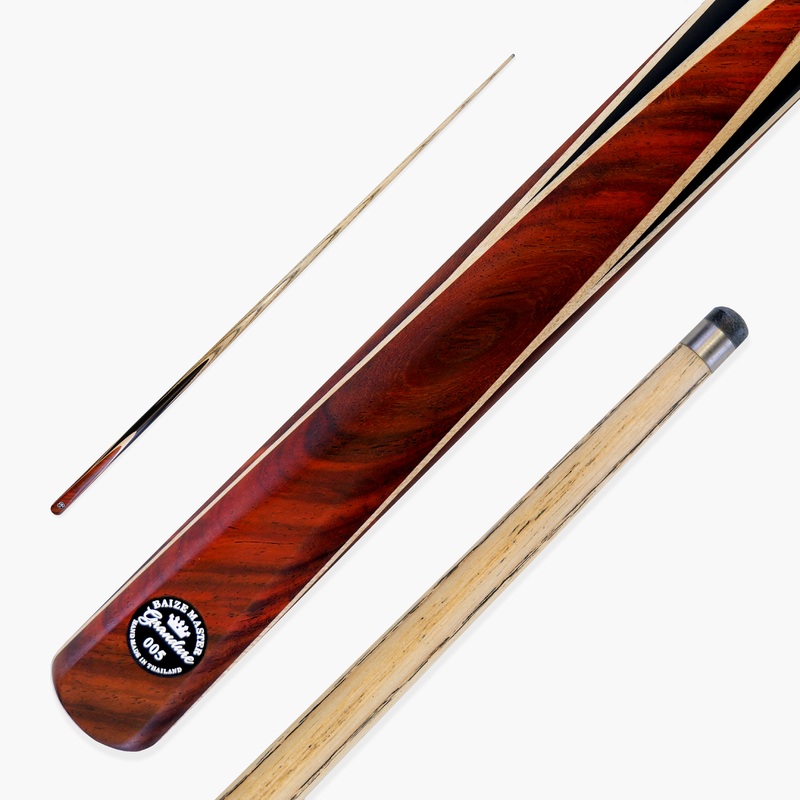 Baize Master Limited Edition Grandure #005 One Piece Hand Spliced Ultra-Premium English Pool Cue with Titanium Ferrule and Hand-Fitted Asia Cues Pro 8mm Tip  Handmade in Thailand by Asia Cues
