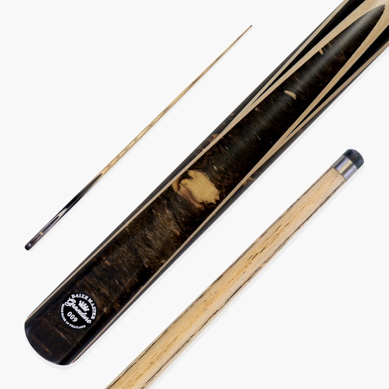 Baize Master Limited Edition Grandure #009 One Piece Hand Spliced Ultra-Premium English Pool Cue with Titanium Ferrule and Hand-Fitted Asia Cues Pro 8mm Tip  Handmade in Thailand by Asia Cues