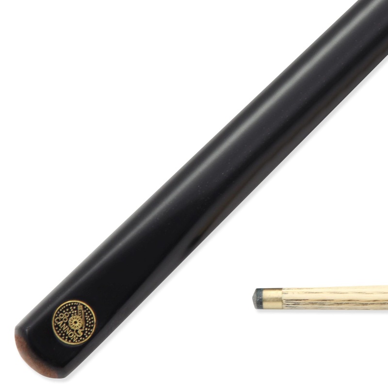 Cannon BLACK Manta 3 Piece Snooker Pool Cue by Peradon – 8.75mm Tip
