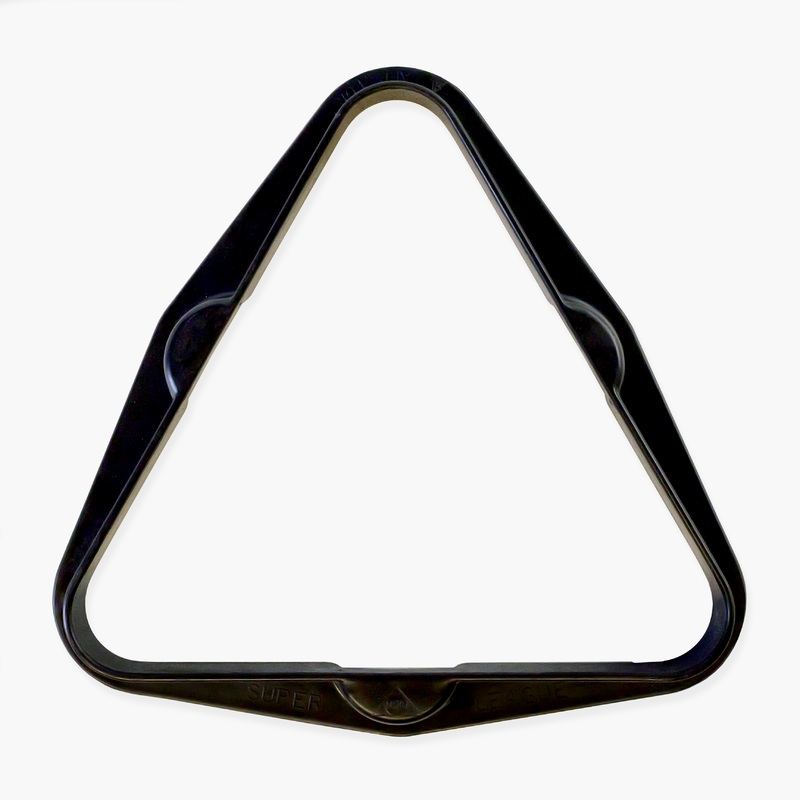 SUPERLEAGUE 2” (51mm) 15 Ball BLACK Plastic Triangle for 2 INCH Balls