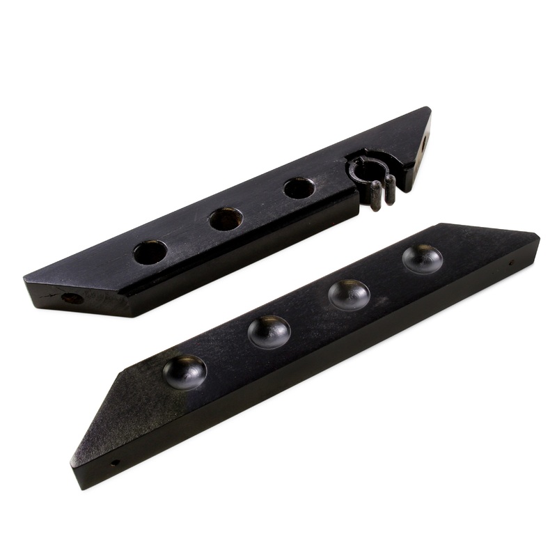Wall Mounted 3 Hole and 1 Clip Snooker Pool Cue Rack – Holds 4 Cues