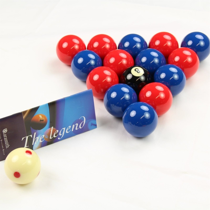 Aramith LEAGUE Edition RED & BLUE Pool Balls – PRO CUP Spotted Cue Ball
