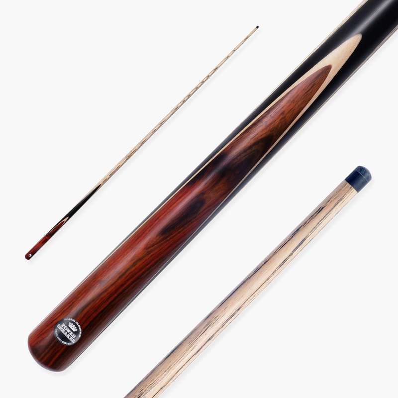 Baize Master Power Breaker Rosewood 57 Inch 1 Piece English Pool Break Cue with Ash Shaft and Ebony Butt – 10.2mm Phenolic Tip and Round Butt End  For Breaking Only