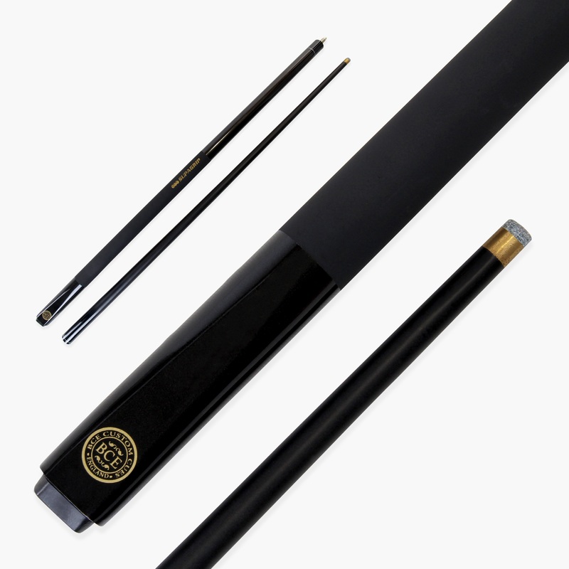 BCE Mark Selby ‘Simulated Graphite Shaft’ Snooker & Pool Cue – Metallic BLACK