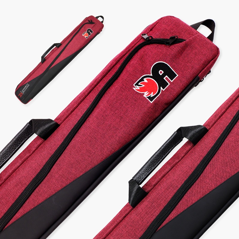 Dynamite Billiards by Darren Appleton 2 Piece American Pool Cue Case Bag with Shoulder Straps  2 x 4  Holds 2 Butts and 4 Shafts