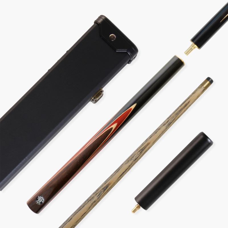 Jonny 8 Ball CLASSIC 3/4 Jointed English Pool Cue and Case Set 8.5mm Tip