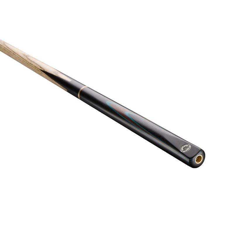 Peradon Century 58 inch 3/4 Joint Snooker and Pool Cue with Ebony Butt and 9.5mm Elkmaster Tip