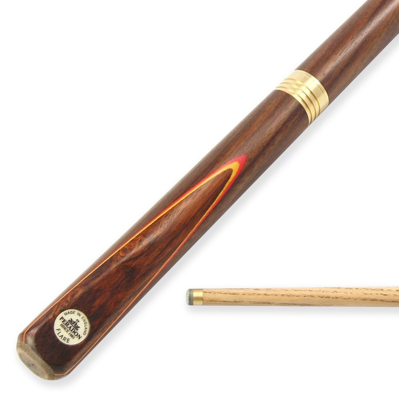 Peradon FLARE 3 Piece Matching Ash English 8 Ball Pool Cue 57 Inch  8.5mm Tip