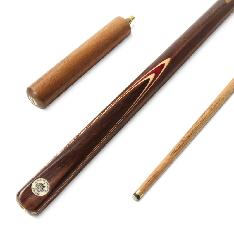 Peradon PULSAR 3/4 Ash Rosewood 8 Ball Pool Cue 57 Inch – 8.5mm Tip & Mini Ext