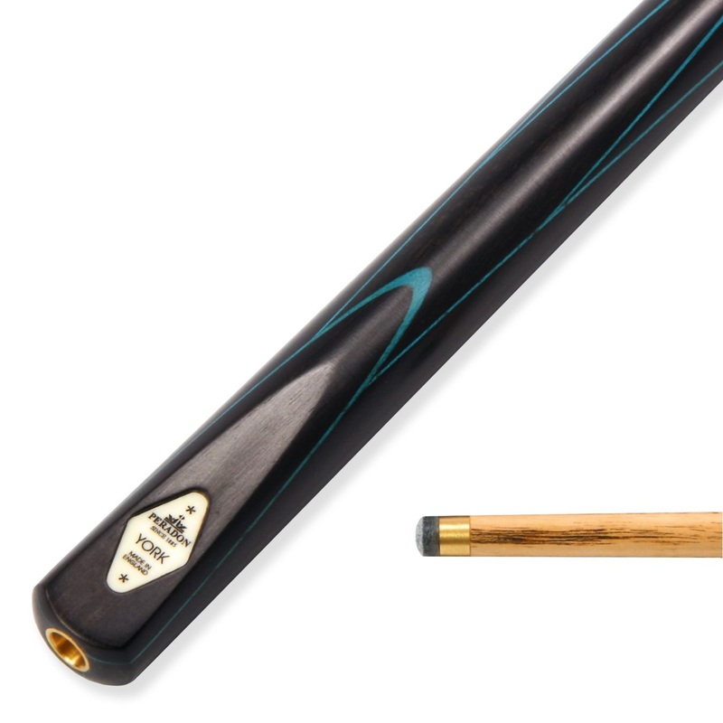 Peradon YORK 3/4 Jointed Hand Made Real Ebony Snooker Cue 58 Inch  Made In UK